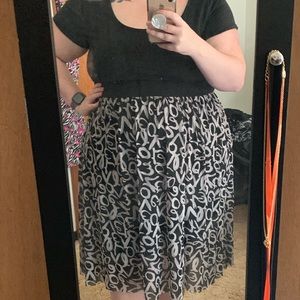 torrid Dresses - Black love dress torrid Dresses - Black love dress